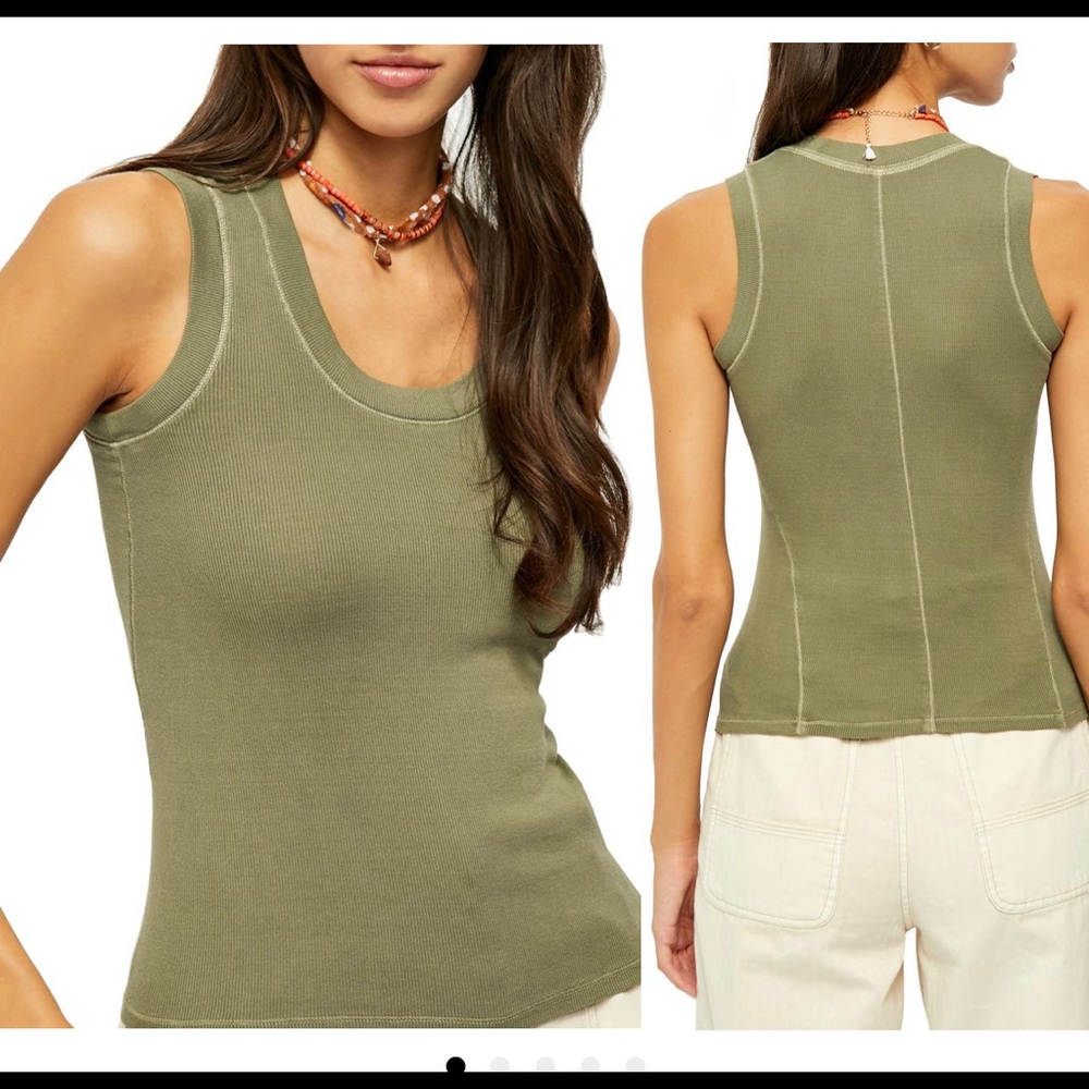 Free people scoop neck tank